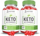 Justified Laboratories (2 팩 Slimlife 진화 Keto ACV Gummies 슬림 Life1000MG Apple Cider Vinegar 공식화한 석류 베트 주스 분말 B12 Vegan 120 Gummies