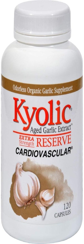 Kyolic Reserve Age Garlic לחלץ 600 מיליגרם 120 קפסולות