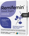 Remifemin Good night - Menopause Symptoms Relief ' Restful sleep Support - Clinically Proven Ingredients - Menopause supplements - Black Cohosh - Estrogen-Free - Made in Germany - 60 Tablets
