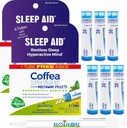 Bostònic Coffea Cruda 30C - 6 Tubs Blau total - Aid d'Aid per dormir sense descans, hiperactivitat mental, pensada Rac, i dificultat per dormir amb el Blue Ink Pen