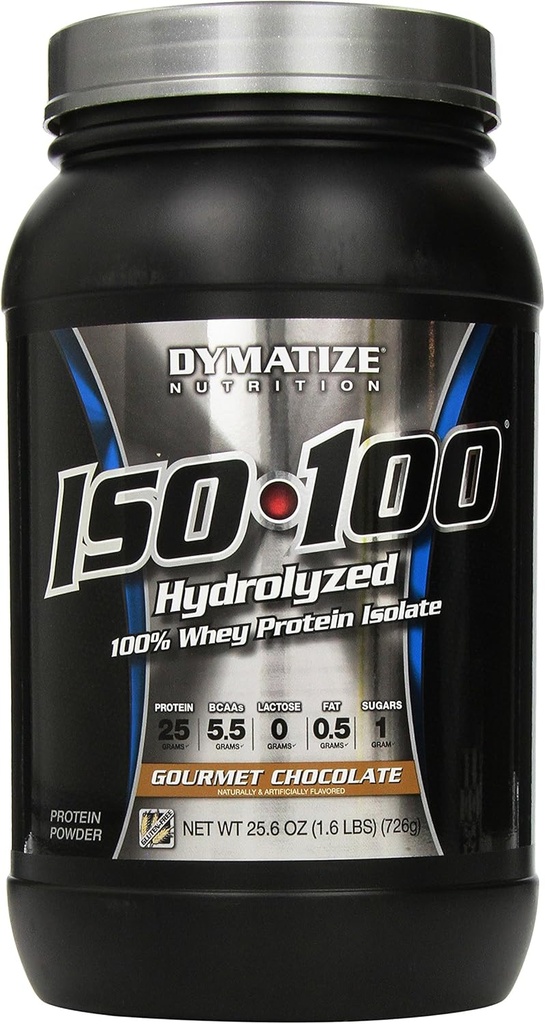 Dymatize ISO 100 Whey Protein Powder s 25 g hidrolizirane čokolade, 1,6 funta (paket s 1), 25,6 ounce