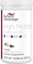 Bariatrisk fordel High Protein Supplement Mix - Bariatrisk Protein pulver - 20 g Protein - for pre- & post-Bariatric kirurgi pasienter - med jern, kalsium og mer - 14 Services - Vanilla