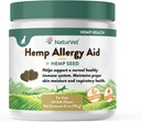 NaturVet Hemp Allergy Aid Plus Hạt giống hemp mềm cho mèo, 60 ct, sản xuất ở Mỹ