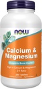 JETZT Nahrungsergänzungsmittel, Calcium & Magnesium 2:1 Ratio, Hohe Potenz, unterstützt Knochengesundheit*, 250 Tabletten