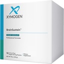 אבקת XYMOGen BrainSustain - Memory + Brain Support drink with 19g Pea חלבונים, B ויטמינים, מינרלים, Amino Acids, Phosphatidylserine, DHA + CoQ10 - שוקולד קרמי (10 Packets)
