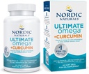 Nordic Naturals Omega Curcumin, Lemon - 60 Soft Gels - 1200 mg Omega3 + 400 mg Optimalizált Curcumin - Cellastress - Non-GMO - 30 Servings
