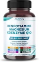 含有镁和Coenzyme Q10的苯磺胺 - 支持神经健康,细胞井和眼部健康 - 在美国制造 - 150卡普尔