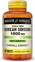 Mason Vitamine Mason Korean Ginseng 1000mg comprimate