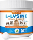 L-Lysine Recember for Cats, Lysine Supplement for Cats, รองรับระบบ Immumun, Resprition & Association & Alleries, Pats Associent Access Smiplevitamins, Salmon Flavor - 4.23 Oz / 120g