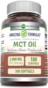 Amazing Formulas MCT Oil Supplement | 1000 Mg per Serving | Softgels | Non-GMO | Gluten-Free | Made in USA (1 Pack, 300 Count)