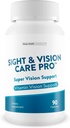 Sight & Vision Care Pro - Super Vision Support - Συμπλήρωμα Βιταμίνης & Ορυκτού Οράματος με Αντιοξειδωτική Υποστήριξη Κυττάρων - Προώθηση της Οπτικής οξύτητας και Μειωμένης Ματιάς - Υποστήριξη Φροντίδα & Υγεία των ματιών