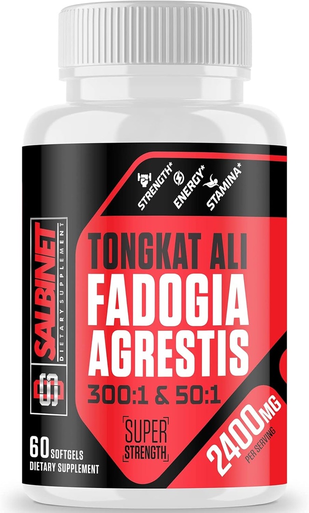 2400mg Fadogia Agrestis Tongkat Ali gehigarriak - Hirugarrenen proba - 1400mg Fadogia Agrestis & 1000mg Tongkat Ali, Gehienezko Indarra, Muscle Mass eta Athletic errendimendua
