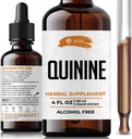 SIRUNES Quinin Tincture Extract Quinin Tørret Bark Herbal Supplement Quinine immunsystem Support Cinchona Bark Liquid Drops Alkohol og Gluten Free-4 fl Oz