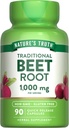 Naturens sanning Beet Root Capsules | 1000mg | 90 Pills | Herbal Extract | Gluten Free & Non-GMO Supplement