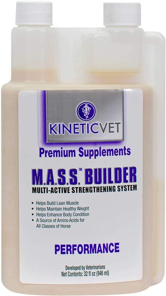 M.A.S.S Builder, Equine Sund vægt Gain Supplement, 32 oz (Quart)