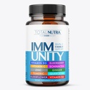 10-In-1 Imune suplemento de suporte: Imune Boosters para adultos e crianças diariamente Imunidade defesa com vitaminas do sistema imunológico chave Zinco, vitamina C e D, além de Elderberry, Quercetin, Echinacea & More, 60 Caps