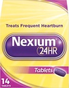 Nexium 24HR bị gián đoạn giải phóng Heartburn, Esomeprazole Manesium Maser, 20 mg, 14 Count