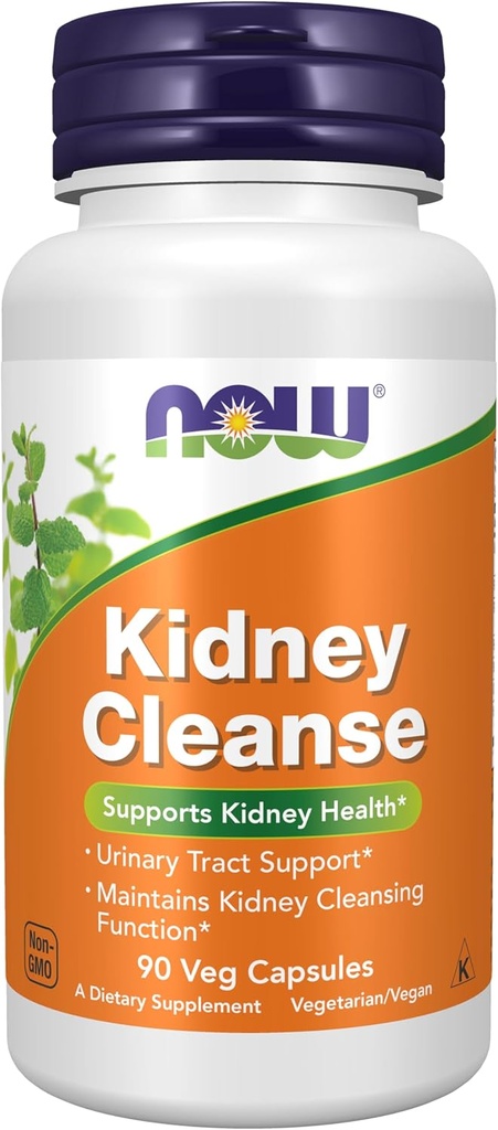Suplemen SEKARANG, Ginney Cleanse dengan Uva Ursi, Benih Parsley, Fennel, dan Horse, 90 Veg Capsules