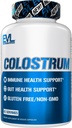Evlution Nutrition Colostrum - Immune Health Support - Gut Health Support - 1,000mg Colostrum Per Service - Gluten Free & Non-GMO - Dieta osagarria - 45 Zerbitzu - 90 Veggie kapsulak