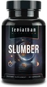 Leviathan Slumber □ Ajuda ao sono Suplementos GABA para sono profundo e calmo com Melatonina, Magnésio, L-Teanina, 5-HTP, Zinco, Magnolia, Raiz Valeriana para dormir pílulas para adultos Homens e mulheres