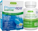 Pharmepa gjenopprette EPA & VESIsorb Ubiquinol-QH CoQ10 hjerte helse Bundle, av Igennus