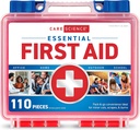 Care Science First Aid Kit, 110 Pieces | Professional Use for Travel, Work, School, Home, Car, Emergency, Survival, Camping, Hiking eta More