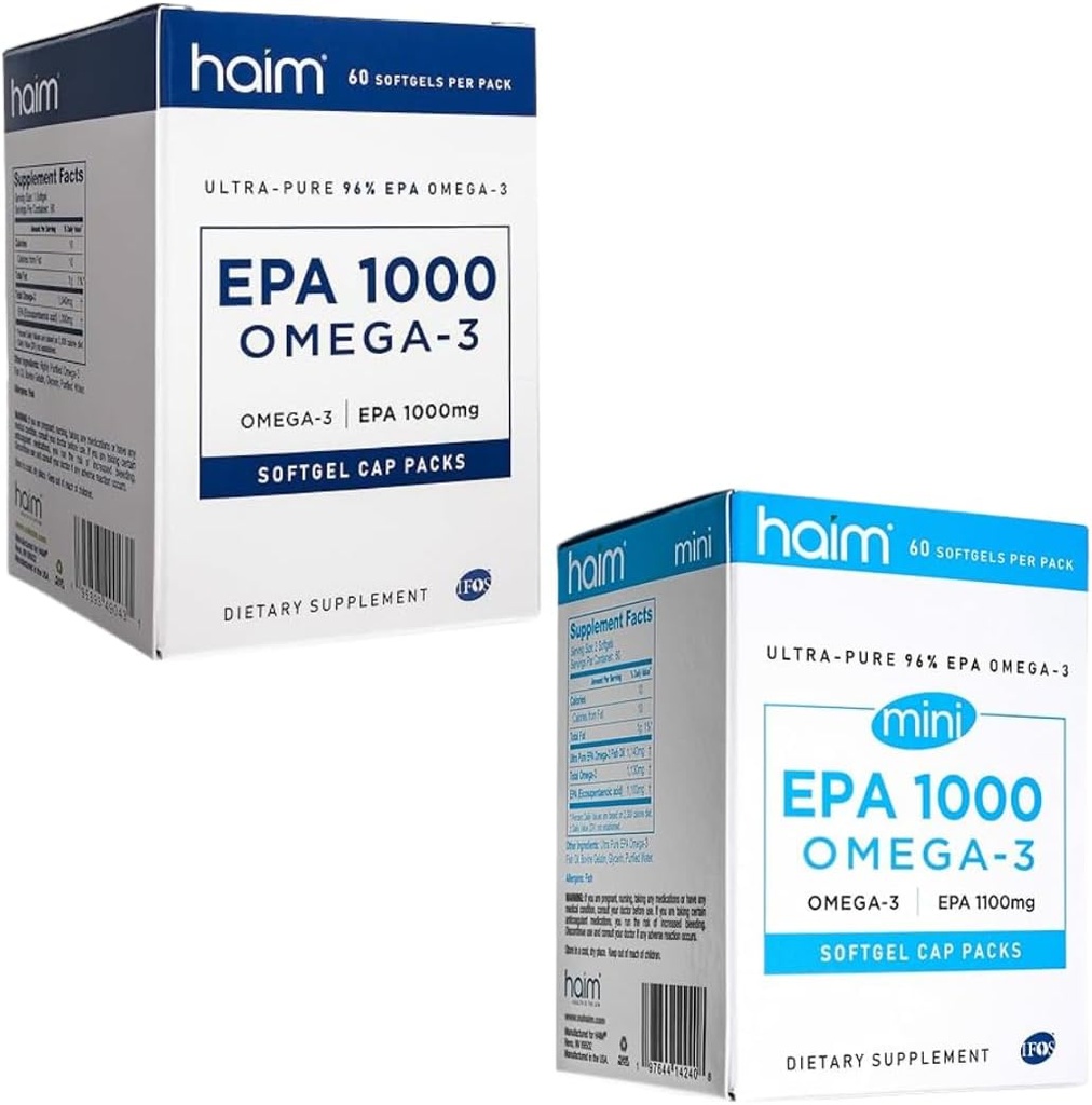HAIM EPA 1000 Omega33 a EPA 1000 Omega33 Mini Softgels