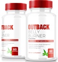 (2 Pack) Outback Belly Burner Pills, Premium Out Back Belly Burner Keto Capsules, All Natural Keto Supplement to Support Fitness and Body Goals, Official Outback BellyBurner Reviews (120 Capsules)