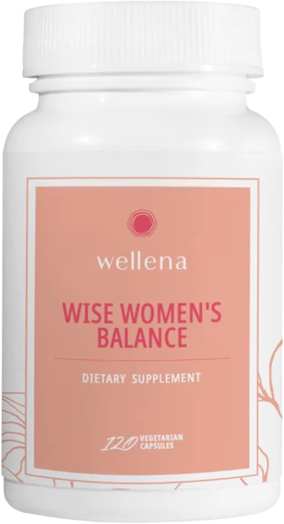 Wellena Wise Women’s Balance by Magdalena □ Altamente Biodisponível e Sinergística Herbal, Vitamina e Minerais Mistura para Equilíbrio Hormonal em Peri- e Menopausa