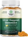Làm sạch chất tẩy gan của Herbal Detox Gummies Hỗ trợ gan sữa Itle Gummies với Artichoke Trích dẫn Turmeric Curcumin và L-Carnitine - Vegan và Non-GMO - Nước chanh ngọt (30 Phục vụ)