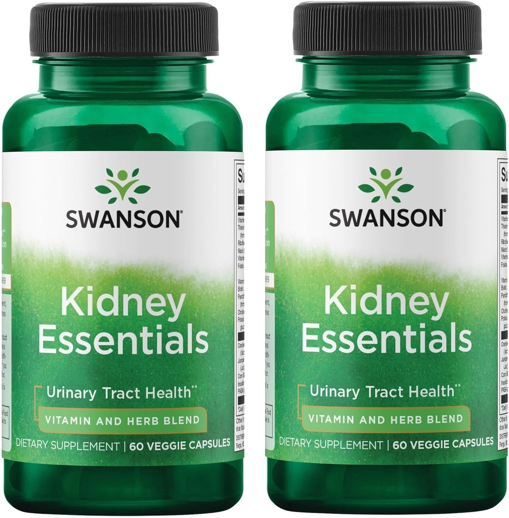 Swanson Kidney Essentials 60 cápsulas de veg