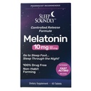Sleep Soundly Melatonin 10mg, Fast Acting, Extended Release Sleep Formula, 60 servings, Blue