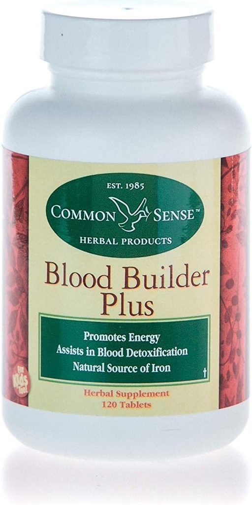 Common Sense Herbal Products Blood Builder Plus: Immune Stimulant (270 טבליות)
