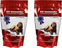 Aloha Medicinals K9 Imunity Plus, Imune Supplemen Dukungan untuk Dogs Lebih dari 70 lbs, Organik dan Mushroom Enhanced Dog Health Supplies, Paket 2, 90 Chews