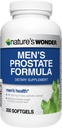 Fórmula de próstata masculina maravilhosa da natureza com serra Palmetto, Beta-Sitosterol e Lycopene, 200 Softgels, 100 Dias de Fornecimento