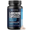 L-Arginine Capsules with L-Citrulline - Nitric Oxide Supplement - L Arginine and L Citrulline Blend - 120 Count - Vegan, Non-GMO Capsules for Performance, Endurance and Muscle Support - 2 Month Supply