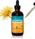 Herb Pharm Extracto líquido Elecampane certificado para soporte do sistema respiratorio