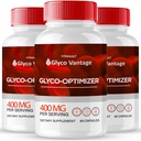 Glyco Vantage Capsules - Premium GlycoVantage Official Formula Glyco Optimizer, Supports Healthy Lifestyle - Maximum Power All Natural Pills for Stable Levels, Glyco Vantage Review (3 Pack)