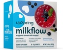 UpSpring Milkflow Electrolyte Emal əlavə İçki Mix Fenugreek-Free, Moringa & Blueberry Acai Flavor, Saç Sütun təchizatçılığı və Elektrolytes, 16 Mixes