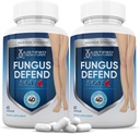 Justified Laboratories (2 Pack) Fungus Defend Max Pills 40 Billion CFU Probiotic 120 Capsules