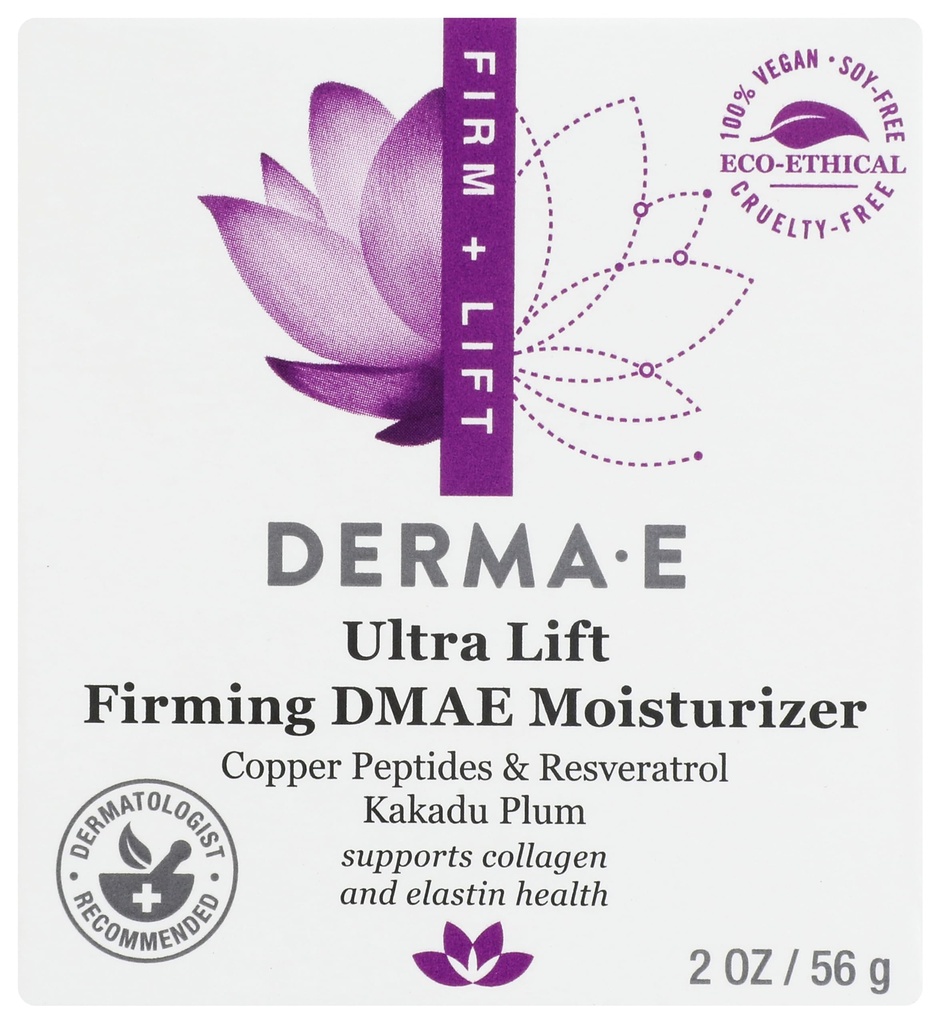 DERMA-E Firm + lift , DMAE Moisturizer Alpha Lipoic Acid & C-Ester, 2oz
