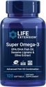 Επέκταση ζωής Super Omega-3 EPA/DHA με Sesame Lignans & εκχύλισμα ελιάς, 120 κόμης