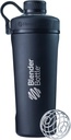 BlenderBottle Radian Shaker Cup 绝缘无色钢水瓶 配电威斯克 26-Ounce 马特·布莱克