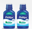 Phillips 'Milk of Magnesia Laxative, Fresh Mint, 26 Fl Oz (pakke med 2)