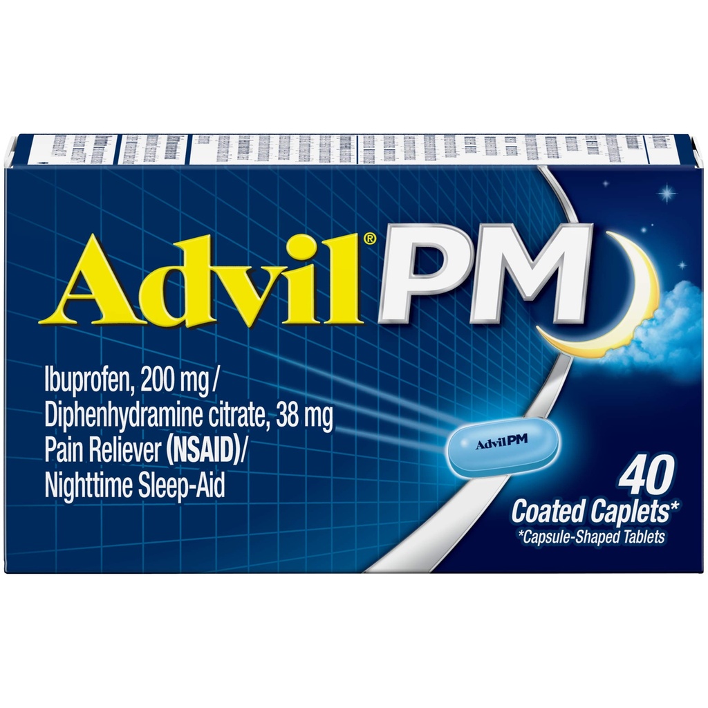 Advil PM 200 mg Coated Caplets 40 ea