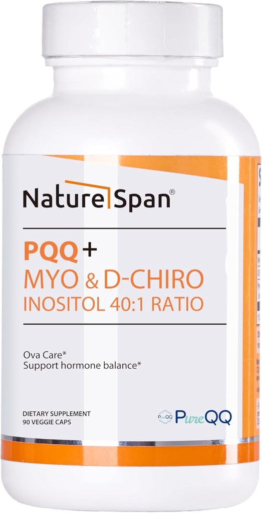 Premium Inositol,PQ + Inositol & Chiral Inositol 40:1 Oran,90 Caps