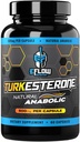 EFlow Nutrition Turkesterone добавка для чоловіків [Висока якість] + Cyclodextrin для високого поглинання - Збільшення Stamina, Lean Muscle Growth & Recovery, Boosts Drive - 3rd Party Tested (60 Капсули)