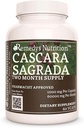 Remedys näring Cascara Sagrada | 1000 mg, 60 Vegan Capsules Herbal Dietary Supplement | Två månaders leverans
