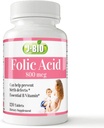 Acido folico J-Bio 800mcg (120 compresse) Regime sanitario giornaliero & Prenatale per le donne