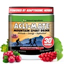 Acli-Mate Mountain Sport Drink Mix - Korkea Korkeusaste Aklimaatio Elektrolyytit Powder - Energy Powder Mix - Recovery Hydration Drink Juoma Running, Retkeily, Pyöräily, Matkustaa & enemmän (1 Tubi, Vadelma)